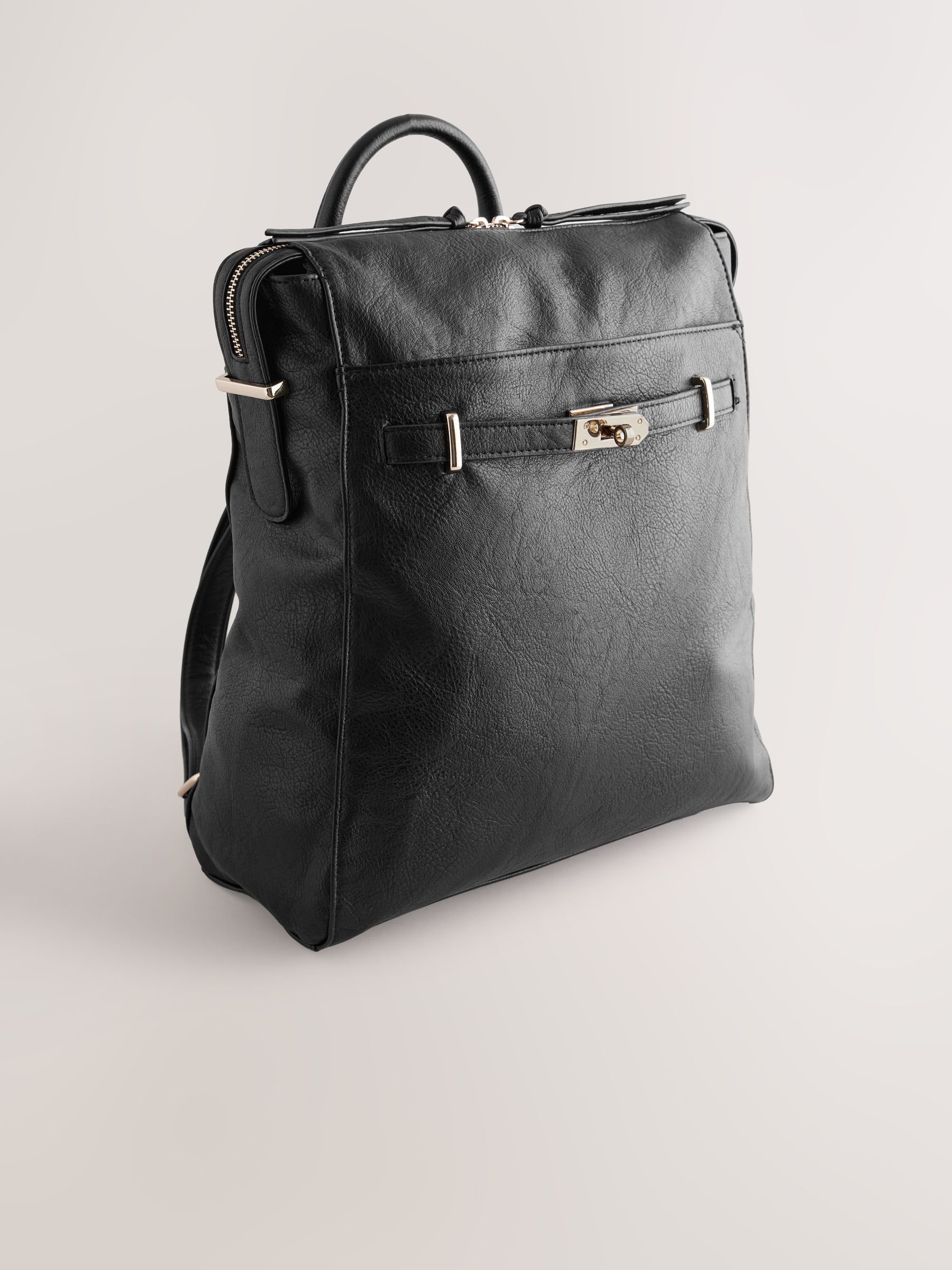 Buy Black Belted Rucksack Bag from Next Israel