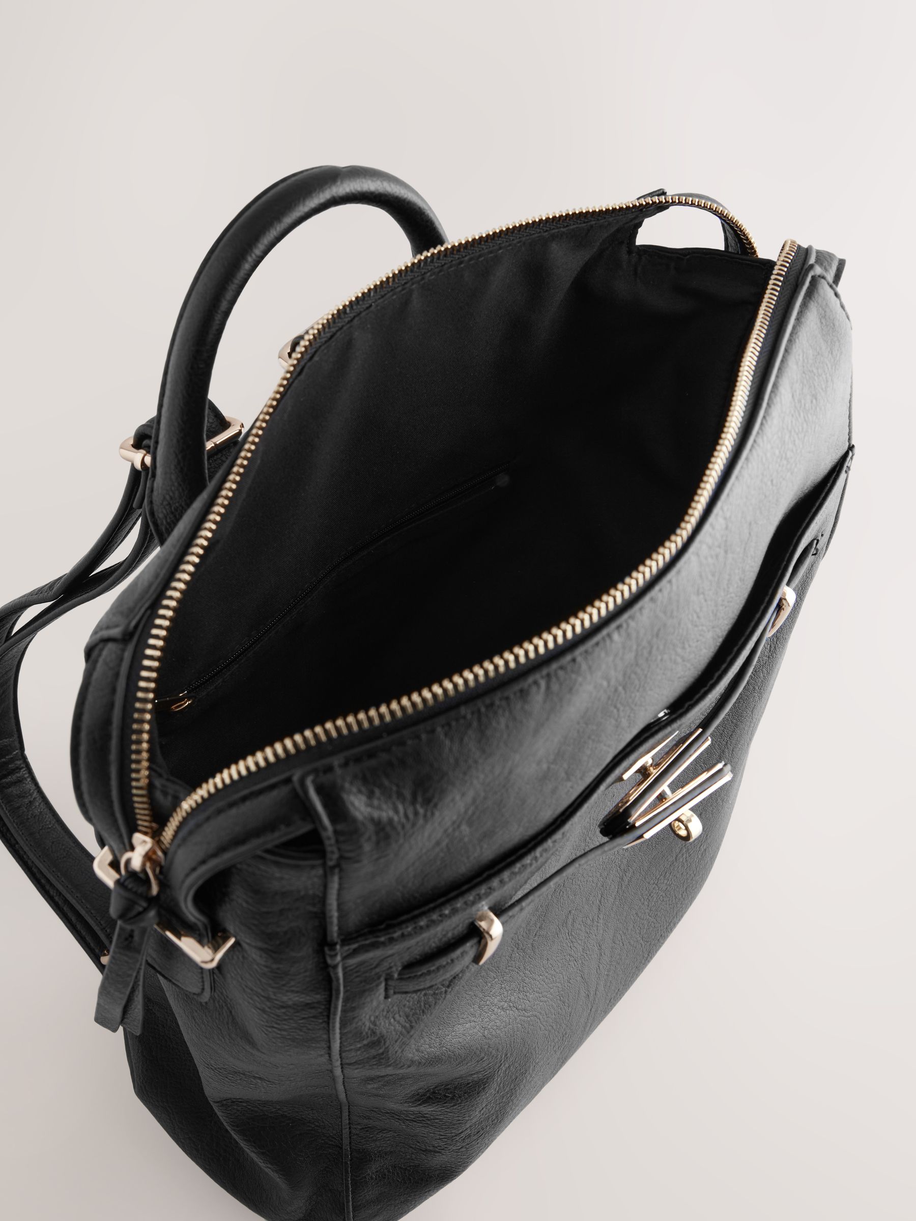 Buy Black Belted Rucksack Bag from Next Israel