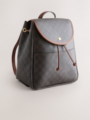Brown Black/White Clean Backpack - Image 1 of 5