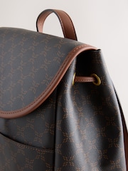 Brown Black/White Clean Backpack - Image 5 of 5