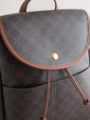 Brown Black/White Clean Backpack - Image 8 of 9