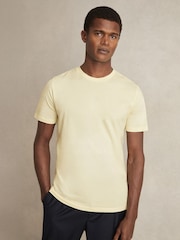 Citroengeel - Reiss - Bless - Katoenen T-shirt met ronde hals - Image 1 of 5