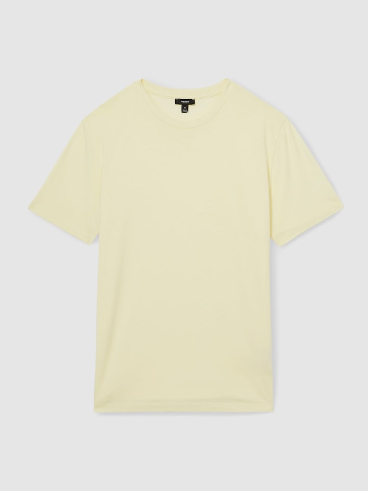 Citroengeel - Reiss - Bless - Katoenen T-shirt met ronde hals - Image 2 of 5