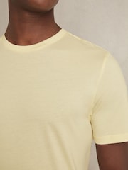 Citroengeel - Reiss - Bless - Katoenen T-shirt met ronde hals - Image 3 of 5