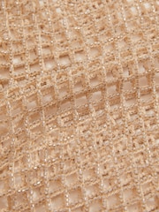 Reiss Neutral Lila Mesh Knit Beaded Vest - Image 6 of 6