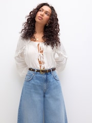Marrón chocolate - Skinny PU Domed Stud Belt - Imagen 4 de 7