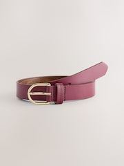 Berry Regular Leather Belt - Image 1 of 3