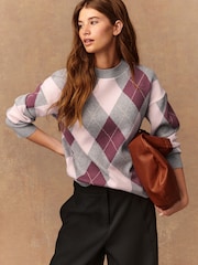 Pretty Pink Argile Compact Cosy Crewneck Longsleeve Sweatshirt - Image 4 of 9