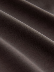 Chocolate Brown Premium Heavyweight Slinky Barrel Leg Joggers - Image 8 of 8