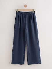 Navy Cotton  Rich Ultimate Comfort Wideleg Joggers - Image 6 of 8
