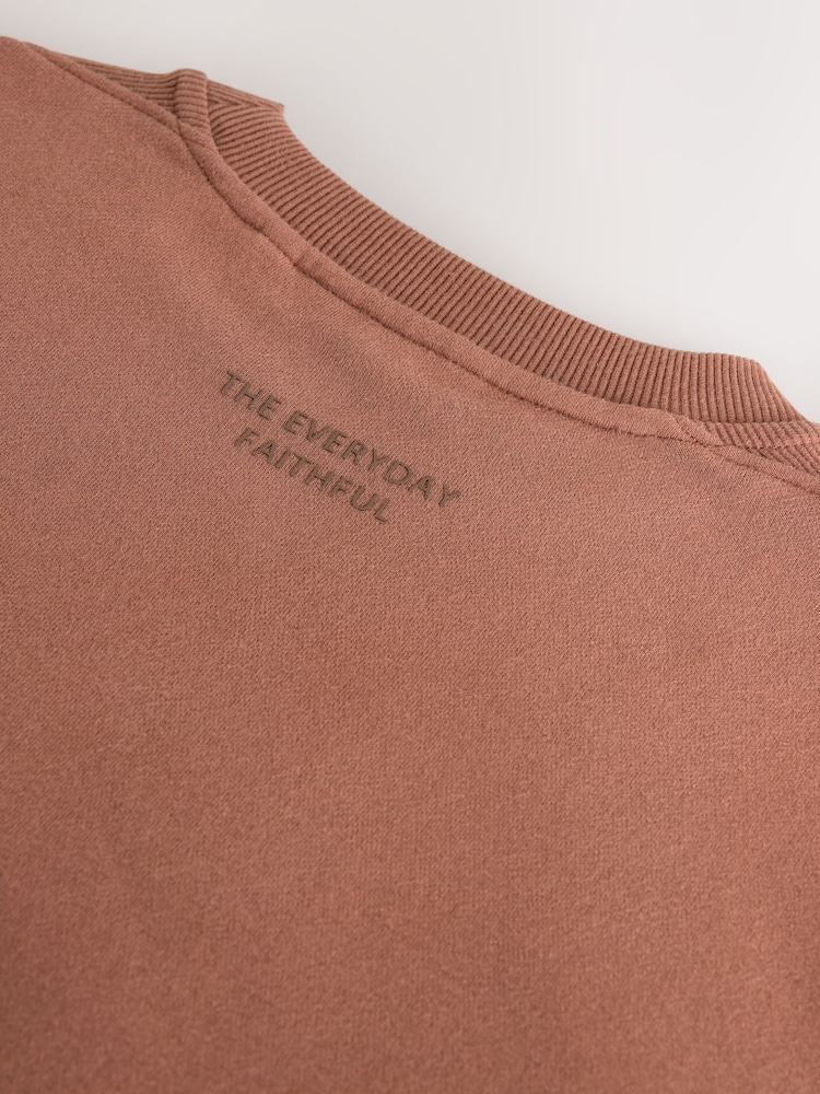 Rosérosa - Essentials lang geschnittenes Sweatshirt in Relaxed-Fit - Bild 9 von 9 Rosérosa - Essentials lang geschnittenes Sweatshirt in Relaxed-Fit - Bild 9 von 9