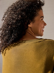Olive Green Relaxed Fit Essentials Longline Sweatshirt - Image 4 of 8