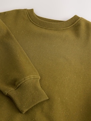 Olive Green Relaxed Fit Essentials Longline Sweatshirt - Image 8 of 8