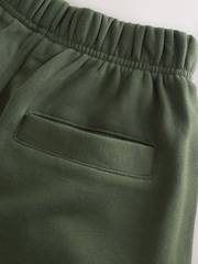 Khaki Green Supersoft Peached Essentials Barrel Leg Cocoon Joggers - Image 6 of 7