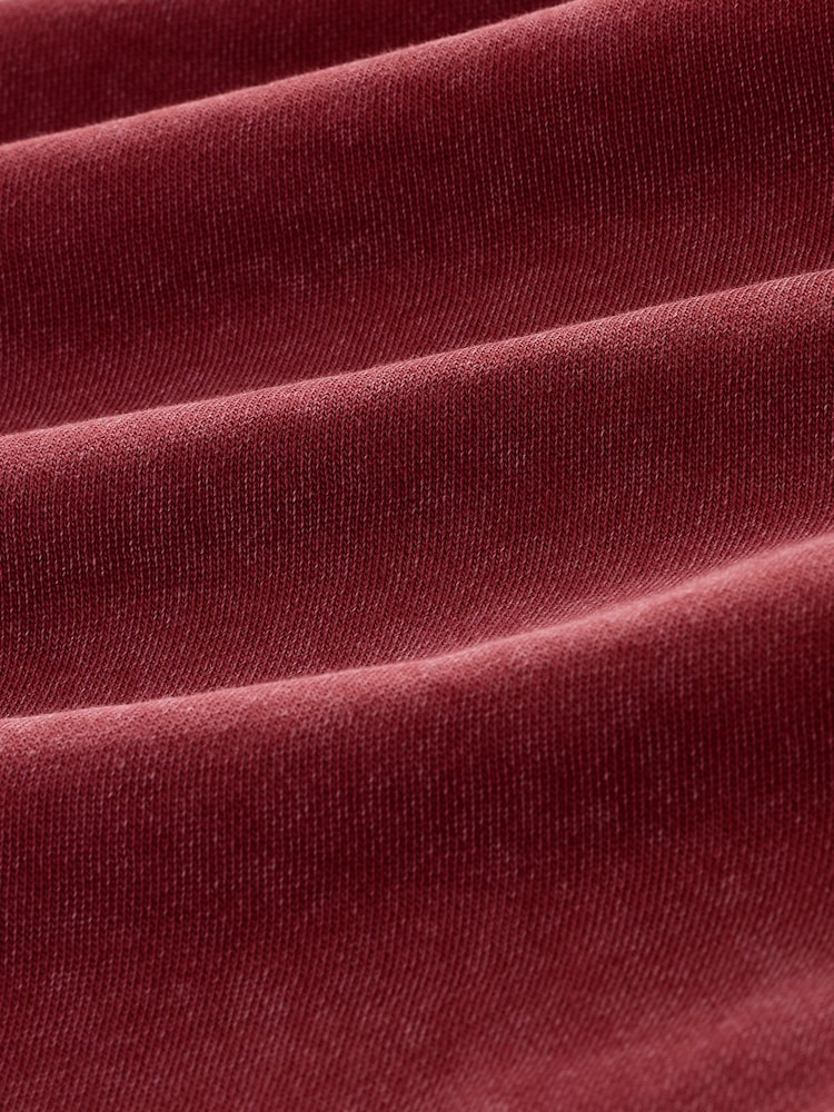 Burgandy Red Graphic City Sweatshirt Crewneck Longsleeve Sweatshirt - Image 8 of 8