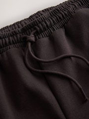 Chocolate Brown Essential Cuffed Jersey Joggers Track Trousers - Image 3 of 3