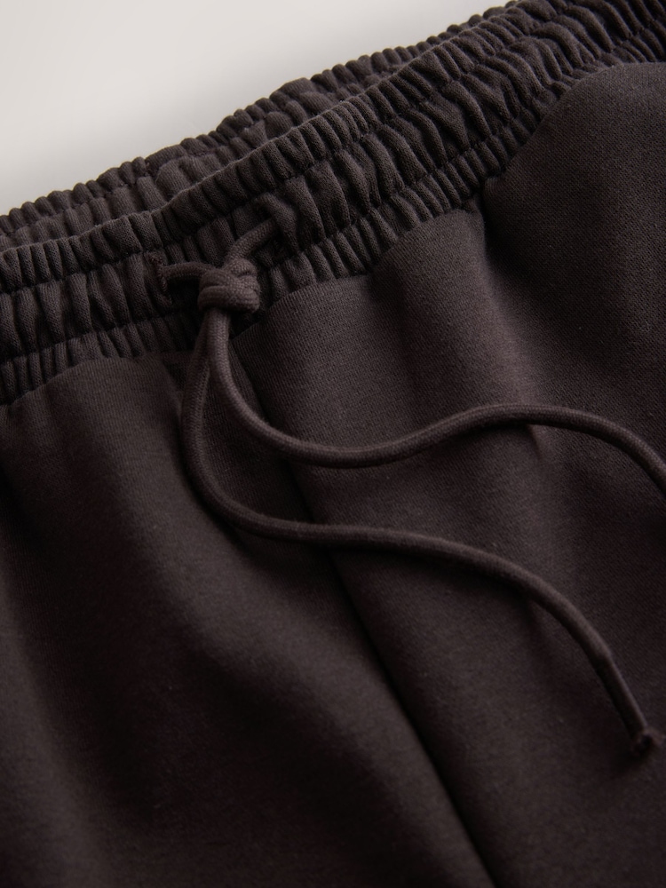 Chocolate Brown Essential Cuffed Jersey Joggers Track Trousers - Image 3 of 3