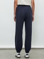 Navy Essential Cuffed Jersey Joggers - Image 4 of 8