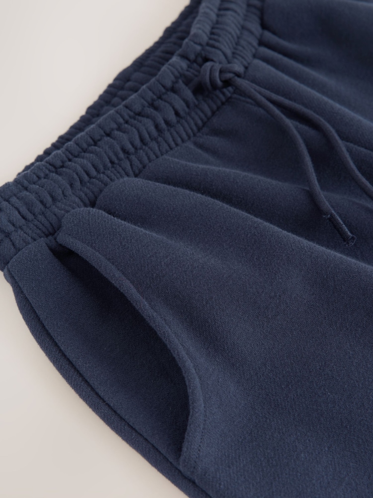Navy Essential Cuffed Jersey Joggers - Image 8 of 8
