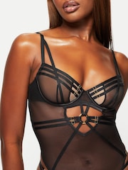 Ann Summers Black Capturing Mesh Non Pad Body - Image 4 of 5