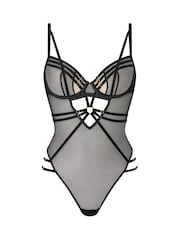Ann Summers Black Capturing Mesh Non Pad Body - Image 5 of 5