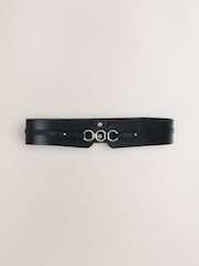 Black Wide Corset Belt - Image 1 of 4
