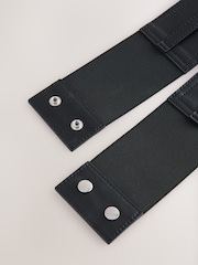 Black Wide Corset Belt - Image 2 of 4