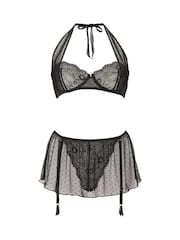 Сетчатый комплект с халтером без крошечка Ann Summers Tease Me - Изображение 6 из 6