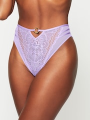 Ann Summers Compelling Floral Mesh High Waist Brazilian Knickers - Bild 1 von 5
