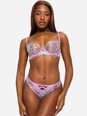 Ann Summers Euphoric Foiled Embroidery Non Pad Balcony Bra - Bild 5 von 6