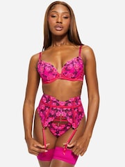 Ann Summers Everlasting Love Floral Embroidered Lace Padded Plunge Bra - Image 5 of 6