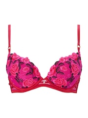 Ann Summers Everlasting Love Floral Embroidered Lace Padded Plunge Bra - Image 6 of 6