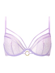 Ann Summers Compelling Floral Mesh Non Pad Plunge Bra - Image 6 of 6