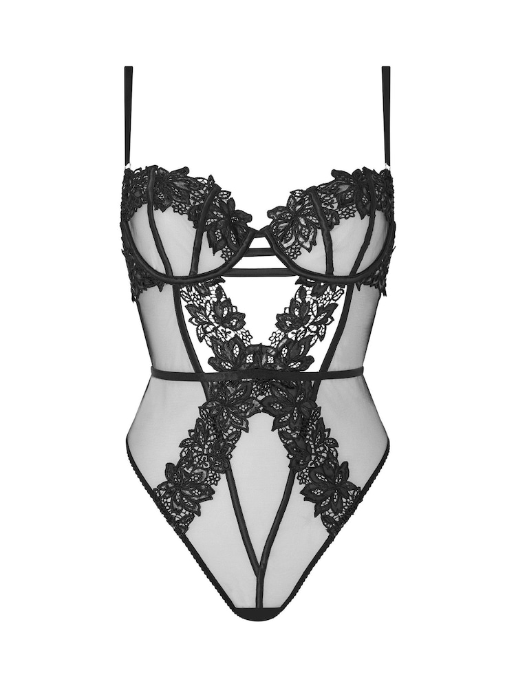 Ann Summers – Irreplaceable – Unwattierter Body aus Guipure-Spitze mit Blumenmuster - Bild 6 von 6 Ann Summers – Irreplaceable – Unwattierter Body aus Guipure-Spitze mit Blumenmuster - Bild 6 von 6