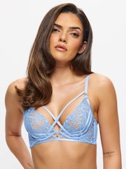 Ann Summers Blue Untold Desire Non Padded Plunge Bra - Image 1 of 6