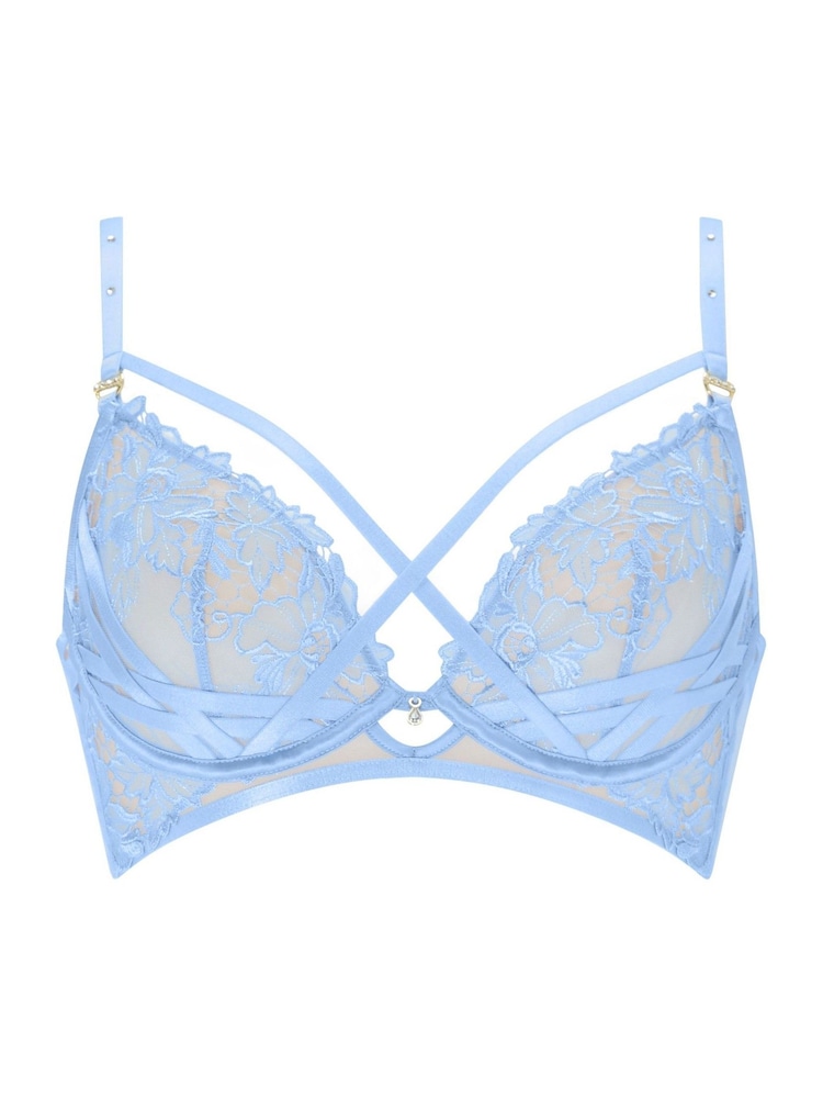 Ann Summers Blue Untold Desire Non Padded Plunge Bra - Image 6 of 6