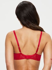 Ann Summers Caged Rose BH mit Floral-Stickerei, Balconette-BH ohne Polster - Bild 2 von 6