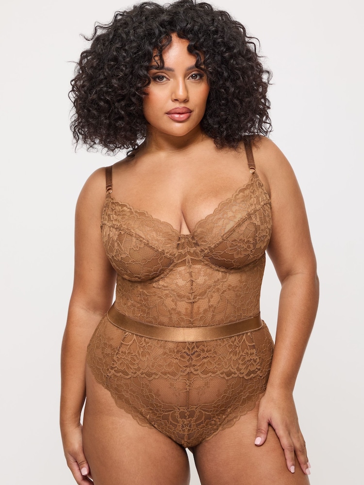 Ann Summers Cream Hold Me Tight Lace Body - Image 1 of 6