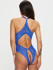 Ann Summers Blue Fascinate Gold Tassle Chain Detail Crotchless Body - Image 4 of 5
