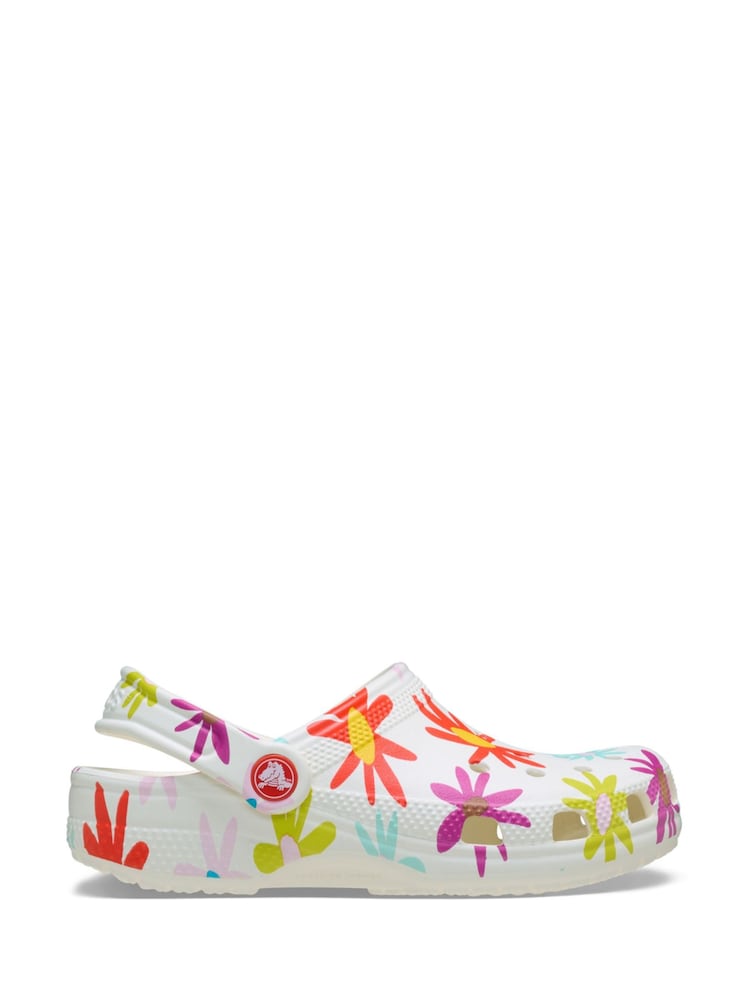 Crocs Natural Toddler Classic Crafted Daisy Sandals - Image 1 of 7