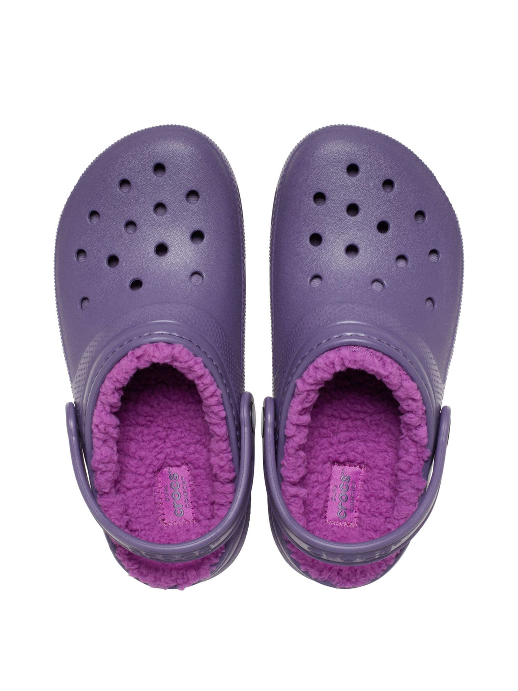 Buy Crocs Purple Kids Classic Lined Sandals from Next Denmark