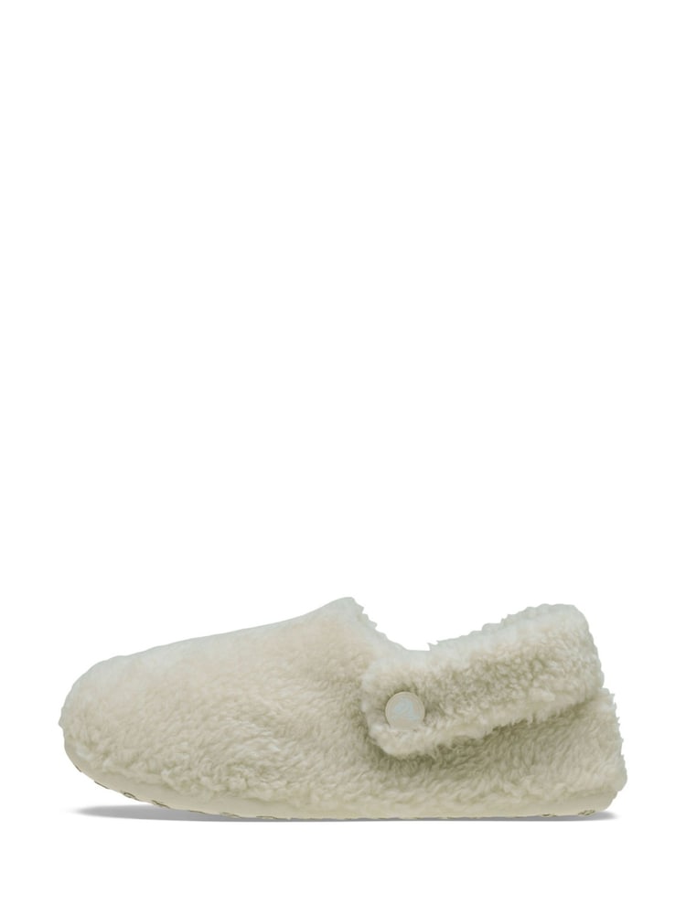 Crocs Natural Toddler Classic Cozzzy Slippers - Image 2 of 7