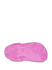 Crocs Pink Kids Classic Watercolour Marbled Sandal - Image 4 of 7