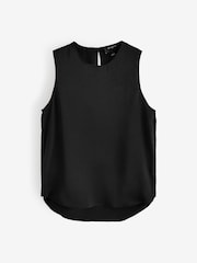 Banana Republic Black Shell Tank Top - Image 1 of 4