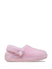 Crocs Pink Toddler Classic Cozzzy Slippers - Image 1 of 7