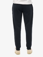 Superdry Blue Classic Vintage Logo Graphic Joggers - Image 4 of 4