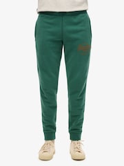 Superdry Green Classic Vintage Logo Graphic Joggers - Image 3 of 3