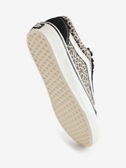 Vans Womens Leopard Old Skool Trainers - Image 3 of 4
