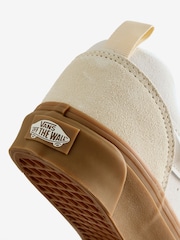 Vans Womens Cream Knu Skool Trainers - Image 4 of 4
