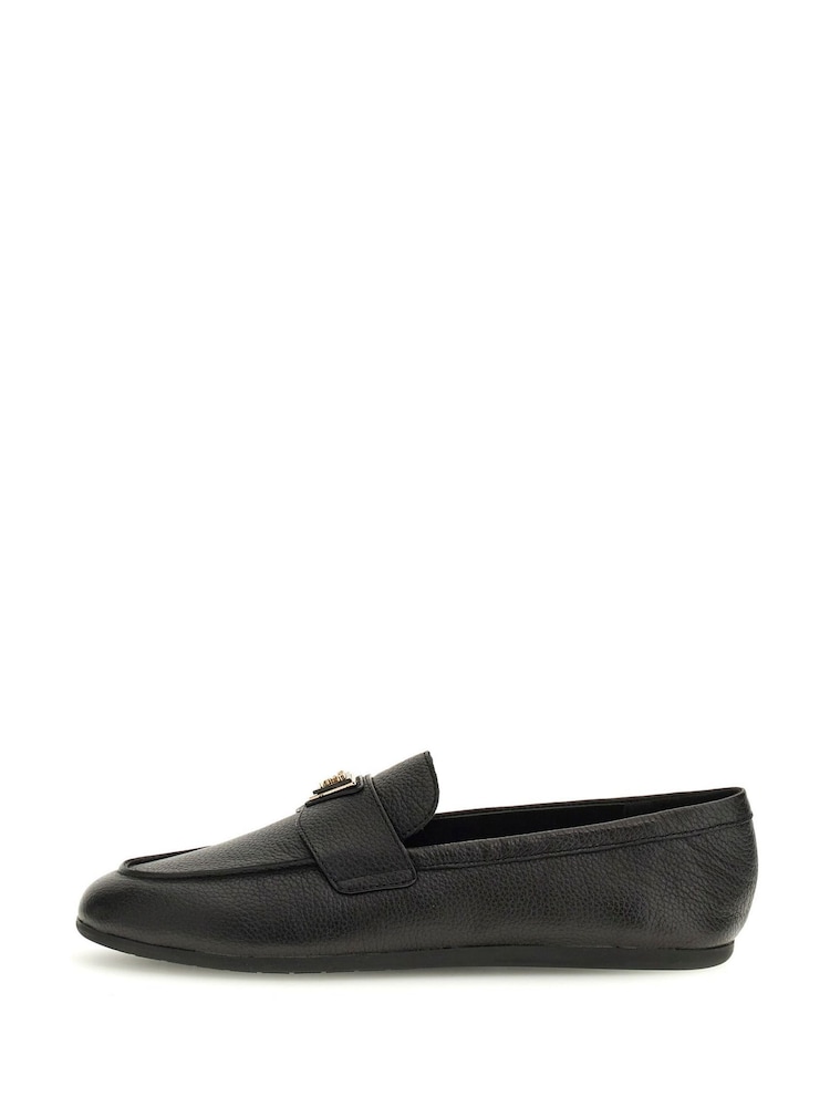 Guess Baylon Leather Black Loafers - Image 1 of 4
